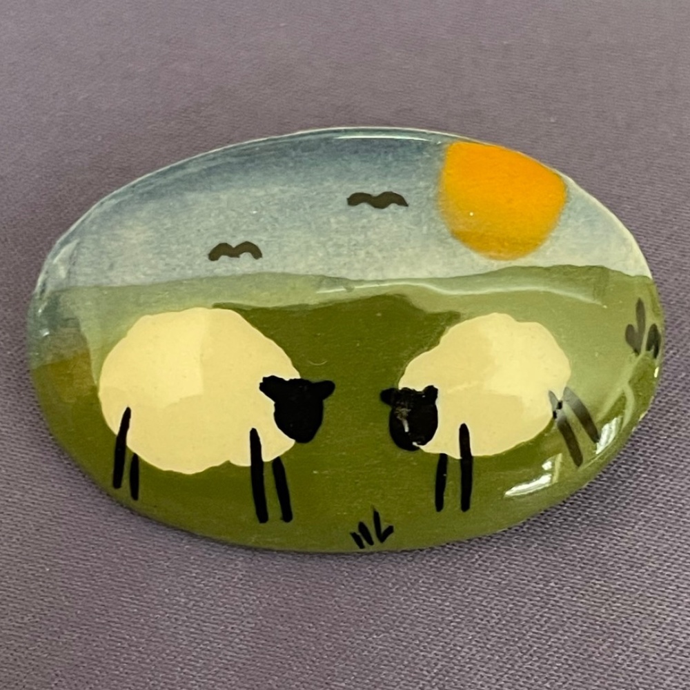 Sheep brooch